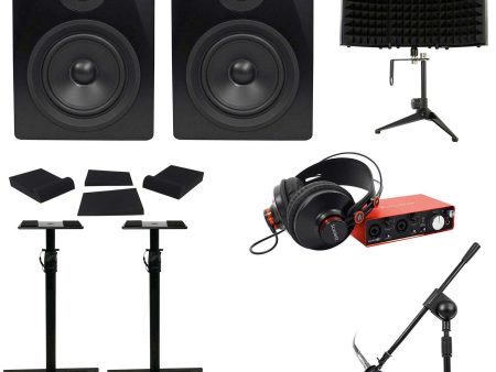 Focusrite SCARLETT SOLO STUDIO 2nd Gen Interface+Mic+Headphones+Monitors+Stands Sale