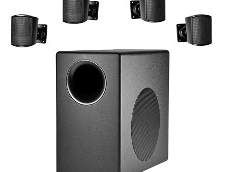 JBL C50PACK Commercial Subwoofer+(4) Satellite Speakers For Restaurant Bar Cafe Supply