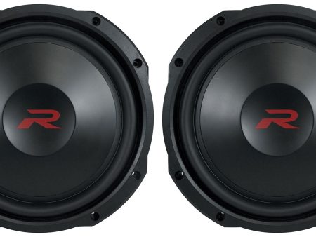 2 Alpine RS-W12D4 12” 600w RMS Shallow Car Audio Subwoofers Dual 4-ohm Slim Subs Online Hot Sale