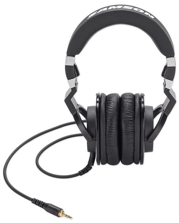 Samson Z-45 Studio Headphones w Lambskin Pads+Studio Mic+Shock Mount+Filter+Boom Online now