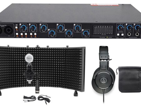 Focusrite SAFFIRE PRO 40 Audio Interface+Headphones+Studio Mic+Isolation Shield Discount