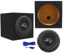 Alpine W10S4 10  1500 Watt 4-Ohm Car Audio Subwoofer + Sealed Sub Box Enclosure Online Sale