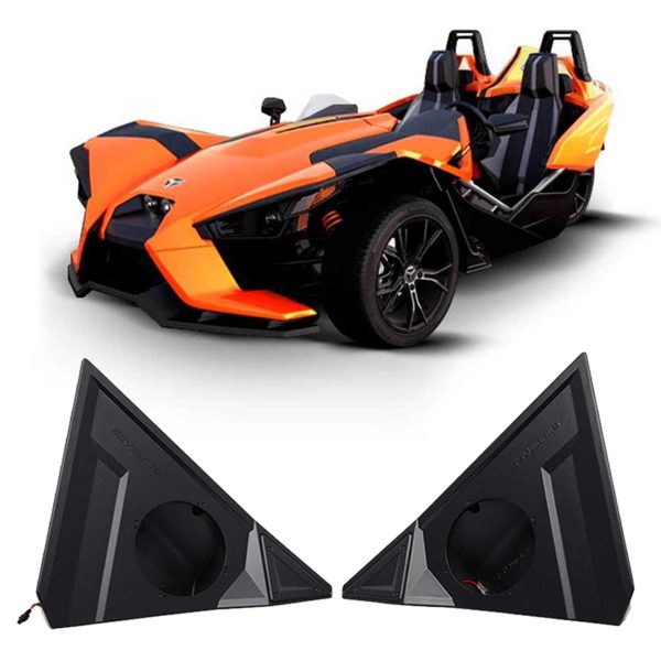 SSV Works 6.5  Speaker Pod Enclosures Front Kick Panels for Polaris Slingshot For Sale