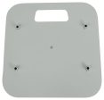 Rockville Top+Bottom Black Totem Plates For RTP33-TV (Turn your stand White) Sale