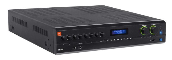 JBL VMA260 120-Watt 70 Volt 70V Mixer Amplifier with Bluetooth 8 Channel Inputs For Discount