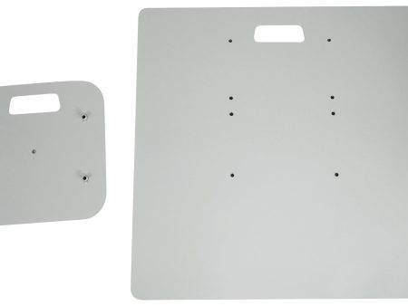 Rockville Top+Bottom Black Totem Plates For RTP33-TV (Turn your stand White) Sale