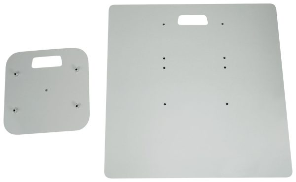 Rockville Top+Bottom Black Totem Plates For RTP33-TV (Turn your stand White) Sale