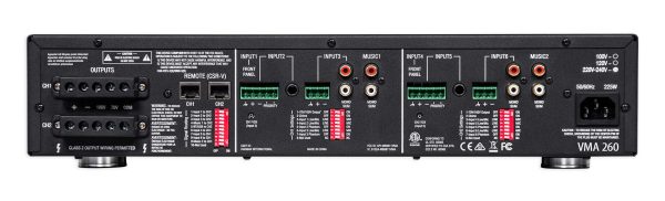 JBL VMA260 120-Watt 70 Volt 70V Mixer Amplifier with Bluetooth 8 Channel Inputs For Discount