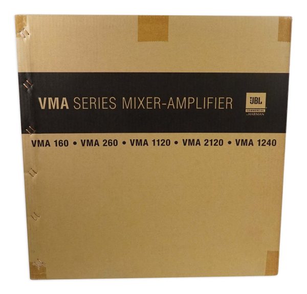 JBL VMA260 120-Watt 70 Volt 70V Mixer Amplifier with Bluetooth 8 Channel Inputs For Discount