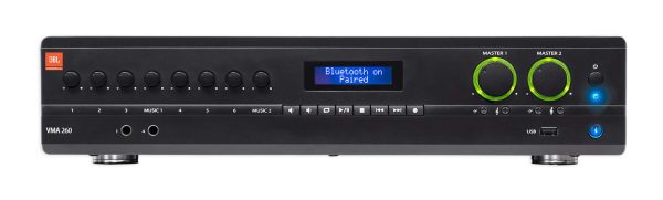 JBL VMA260 120-Watt 70 Volt 70V Mixer Amplifier with Bluetooth 8 Channel Inputs For Discount