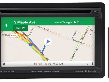 Power Acoustik PDN-621HB 6.2  Car Navigation Bluetooth DVD Receiver w Mobilelink Cheap