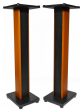 Pair Rockville RHTSC 36  Inch Bookshelf Speaker Stands Surround Sound Home Theater Sale